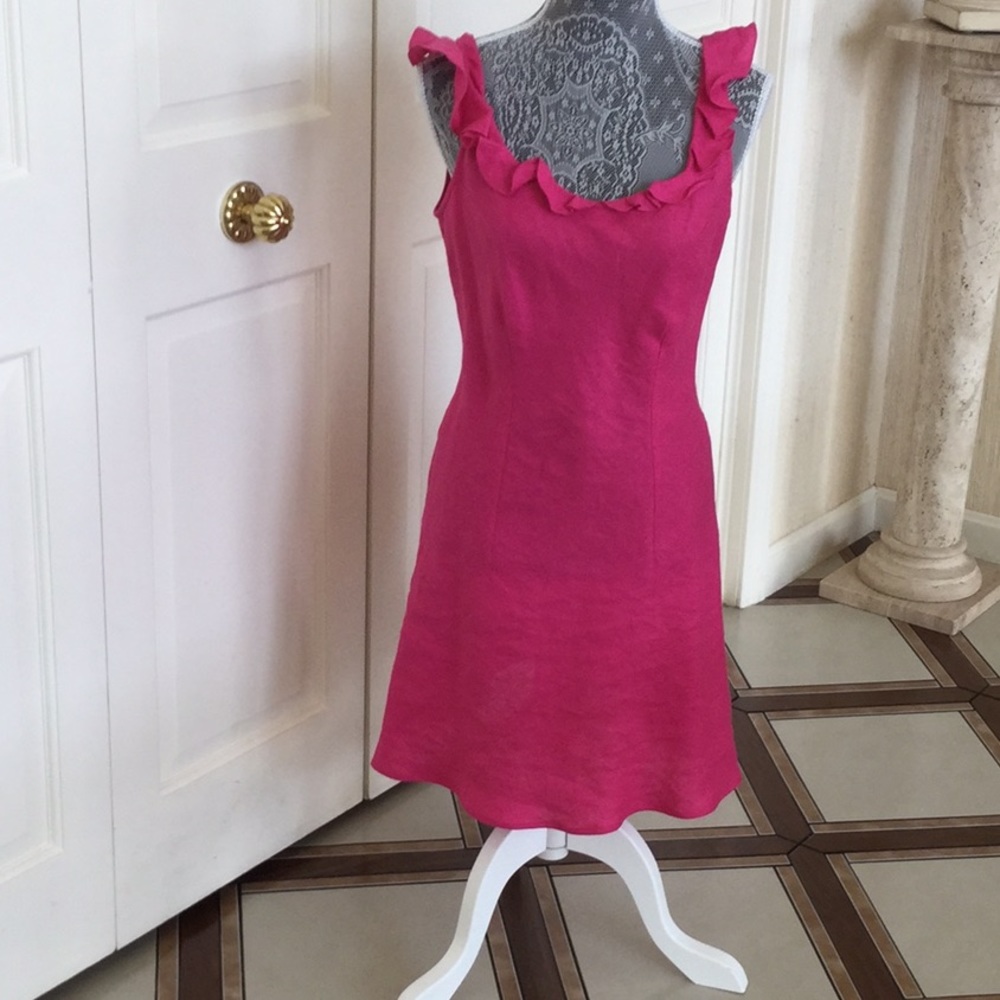 100% Linen dress midi